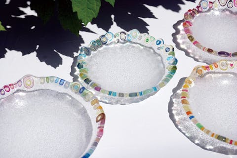 【東京・大森・ガラス工芸】相席なしの1グループ貸切なので安心！世界でここでしかできないガラス体験！直径20cmのキャンディボウル！カップル・女性に大人気／ファミリーでの体験にもおすすめです♪