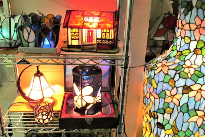 東京 練馬 手作りランプ 光と色彩が美しい小さなアート フットランプ1個 アソビュー