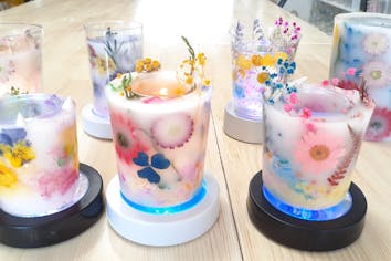 愛知・名古屋・手作りキャンドル】立体的な美しさを楽しむ。ボタニカル