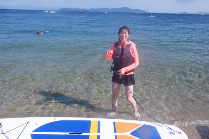 滋賀 琵琶湖 Sup 水質と景色の綺麗な近江舞子北浜を水上散歩 Sup体験 アソビュー