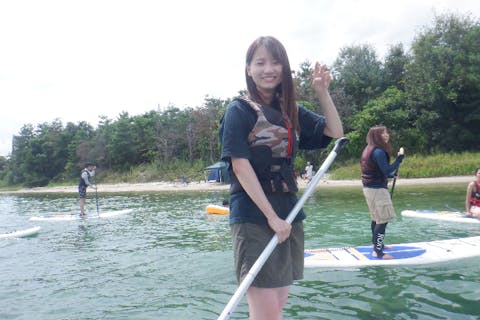 【滋賀・近江舞子・SUP100分】経験者限定レンタルプラン！自由に遊ぼうレイトアフタヌーンコース