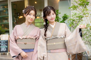 東京・渋谷・着物レンタル】大人気レトロプレミアム☆ヘアセット付き