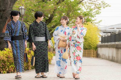 東京・渋谷・浴衣レンタル】＜花火大会限定プラン＞花火大会が満喫