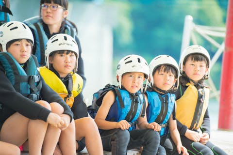 【岐阜・美濃加茂・ラフティング】お子様だけでの参加もOK！キッズアドベンチャー