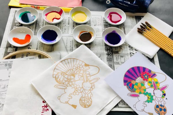 京都市右京区・友禅染め】京染 手描き友禅体験｜アソビュー！