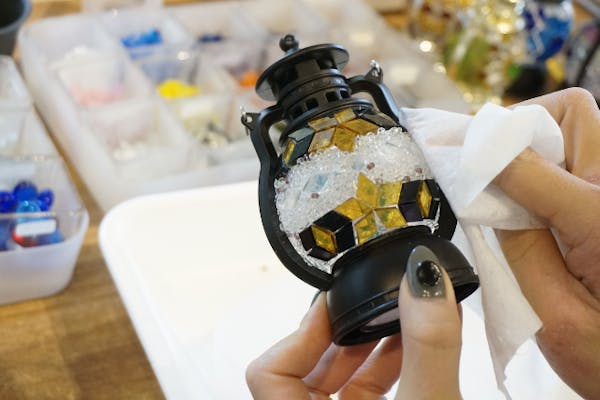 名古屋・栄・手作りランプ】 サイズ感がかわいい♪LEDミニランタンと