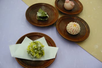 京菓子講座　古本　希少　和菓子　練り切り 楽天市場】源氏物語シリーズ 上生菓子 12個入練り切り きんとん