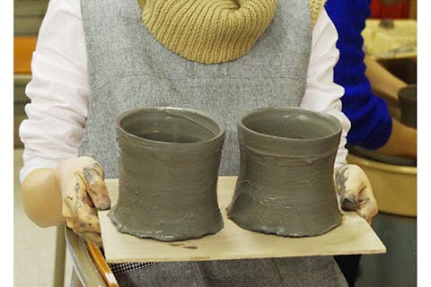 【福島・いわき・電動ろくろ】プロ陶芸家の気分で本格的な電動ろくろを体験！(2個)