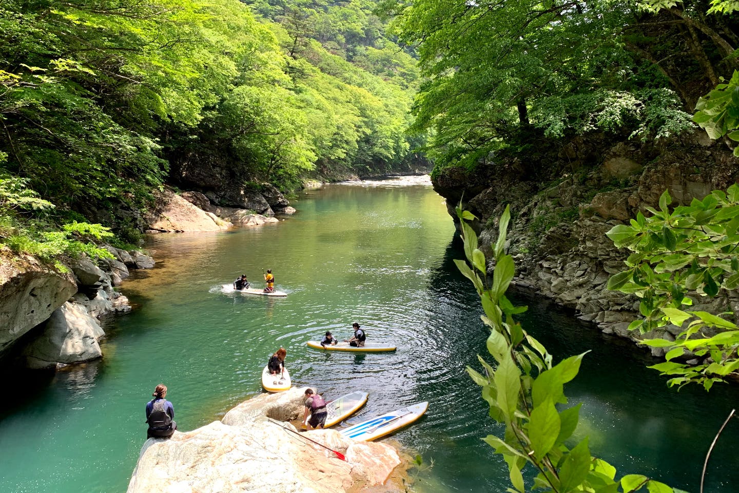 【栃木・那須塩原・SUP】川遊びも一緒に楽しめる夏におすすめプラン！箒川SUP体験