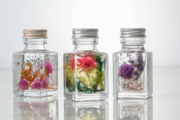 東京・巣鴨・ハーバリウム】ライトアップされてお花が幻想的に浮かび