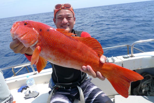 【沖縄・糸満・海釣り】沖縄の最高級魚を狙おう！手ぶらで大物釣り体験2時間