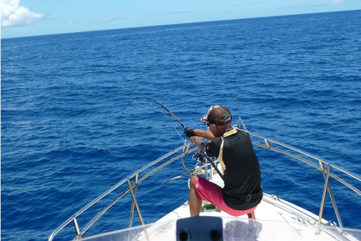 沖縄 海釣り 憧れの大物に挑戦 体験gtフィッシング半日 アソビュー