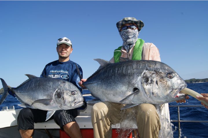 沖縄 海釣り 夢とロマンの釣り 体験gtフィッシング1日 アソビュー