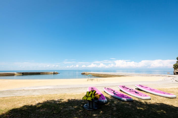 大分 長崎鼻 Sup 波に揺られながら花の岬の美しい景色を堪能 Sup体験 アソビュー