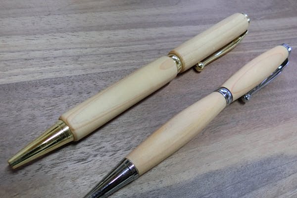 愛知・瀬戸・木工教室】気分は職人！木のボールペン作り体験（1本
