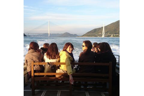 【愛媛・今治・クルージング】船上から海に沈む夕日を見よう！サンセットクルーズ