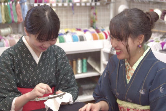 京都 上京区 刺繍教室 80年続く刺繍工房でプロの技を学ぶ ミモザの刺繍体験 アソビュー