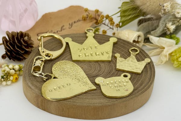 静岡・熱海・手作りキーホルダー】旅行のお土産に最適！ドッグタグにも