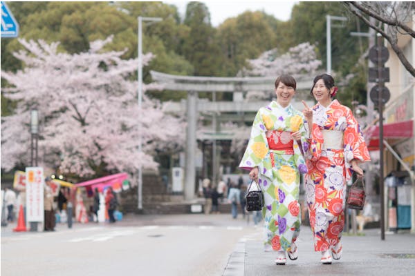 愛知 犬山 着物レンタル 着物美人度up間違いなし 着物レンタル ヘアセット付 アソビュー