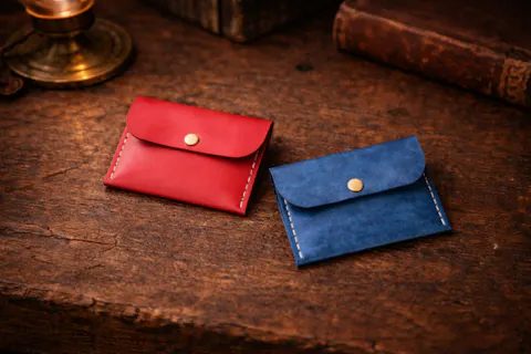 【茅ヶ崎・レザークラフト・パスケース】変化が楽しめるイタリアンレザーでパスケース作り