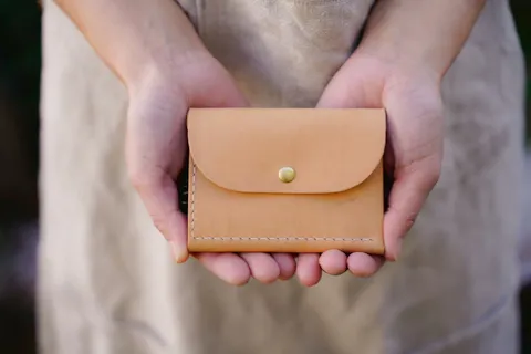 小銭入れ　ケース　財布　ハンドメイド　レザークラフト　コンパクト財布 茅ヶ崎・レザークラフト体験】 初心者でも完成できる！コンパクト