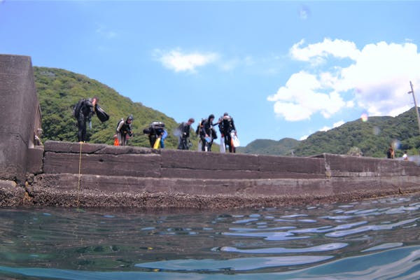 ダイビング 伊豆七島 エントリーダイビングスクール 新島ダイビングセンター