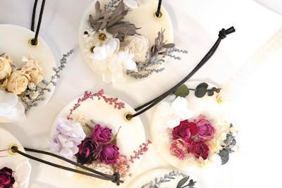 青森・弘前・手作りキャンドル】置くだけで自然に香る。アロマワックス