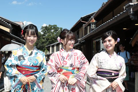 【京都・清水・着物レンタル】ハイグレードプラン/当店人気No1！品揃え豊富♪