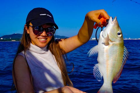 【沖縄・小浜島・船釣り】沖縄で釣りデビュー！初めてでも簡単なレジャーフィッシング