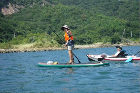 【徳島・鳴門・SUP】初心者も安心の鳴門SUP体験ツアー！砂浜ビーチに上陸！