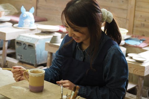 【栃木・益子町・絵付け】器の種類がとっても豊富！益子焼・湯呑みなど