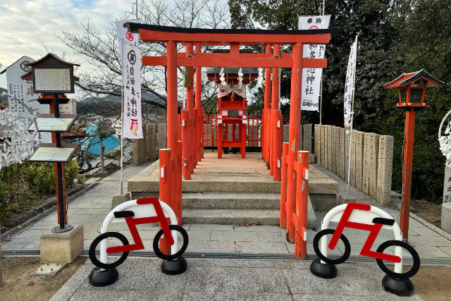 【広島・因島・パワースポット】サイクリストを見守る自転車の神様！自転車の特別祈祷
