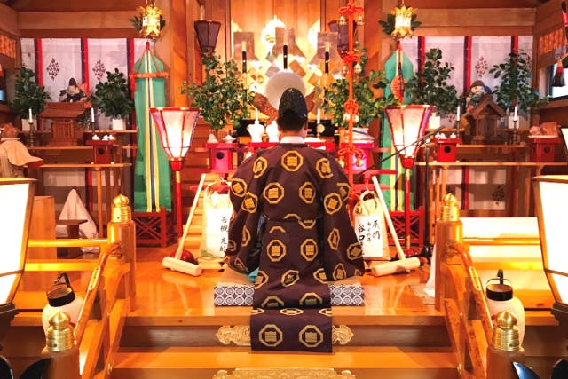 【広島・因島・パワースポット】日本のご祈祷を体験。神秘の神式セレモニー正式参拝