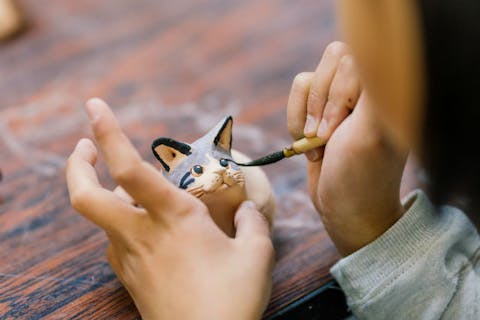 【佐賀・有田・絵付け】気に入った陶器に好きな絵を描いちゃおう！絵付け体験1個