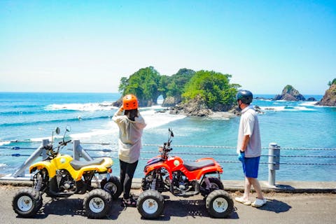 【高知/大月・四輪バギー】心も体もリフレッシュ！海までコース 2.5時間