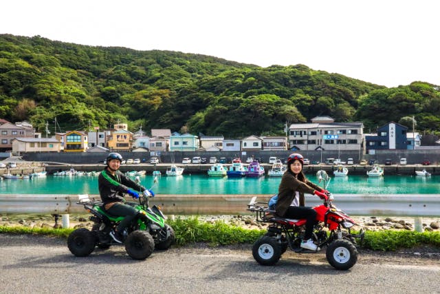 【高知/大月/柏島・四輪バギー】憧れの柏島へのバギーツアー！柏島コース 3.5時間