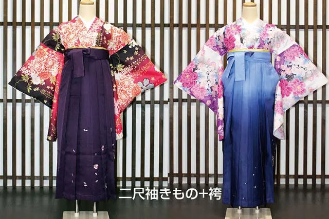 【水前寺店】女性袴プラン　二尺袖(75cm)＋袴