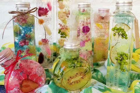 【静岡・伊東・ハーバリウム】花と光を楽しむ、素敵なインテリア。ハーバリウム体験