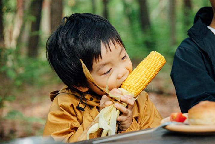 山梨 小淵沢 手ぶらバーベキュー 屋根付きの桟敷席でゆったりbbq 桟敷サイト アソビュー