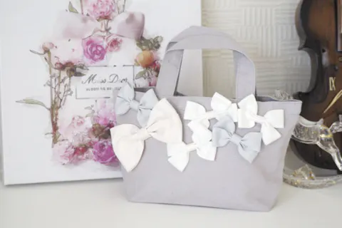 愛知 あま 手作りバッグ 甘すぎない上品な仕上がり リボンバッグ手作り体験 アソビュー