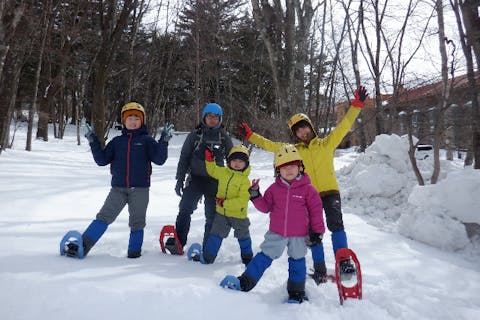 【栃木・奥日光・スノートレッキング】原生林を歩く。お手軽トレッキング＆エアボード