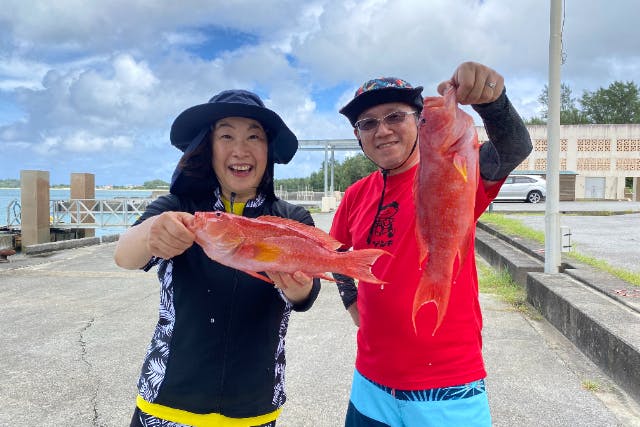 【沖縄北部・船釣り】地元漁師と一緒に沖縄の県魚グルクン（タカサゴ）釣りツアー