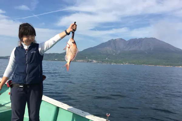 鹿児島県・鹿児島市・船釣り】大漁を狙おう！湾口でチャレンジ船釣り