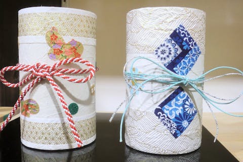 【岐阜・美濃・伝統工芸】美濃和紙筆立て手作り体験（1個）