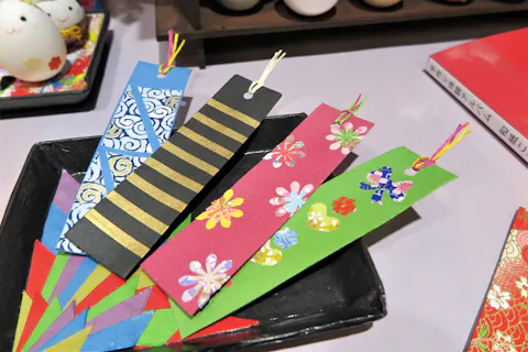 【岐阜・美濃・伝統工芸】和紙で作ろう！起き上がりこぼし（1個）・しおり（1枚）