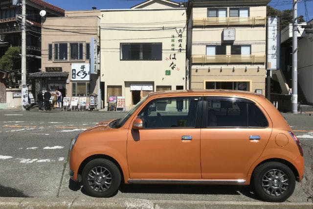 神奈川 三浦 乗り物レンタル キュートな軽自動車でお出かけ レンタカーサービス アソビュー