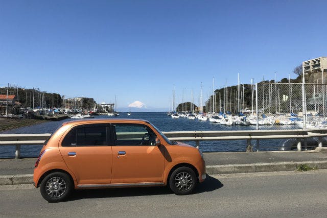 神奈川 三浦 乗り物レンタル キュートな軽自動車でお出かけ レンタカーサービス アソビュー