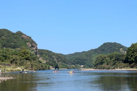 【和歌山県・リバーカヤック】抜群の透明度！古座川でリバーカヤック体験
