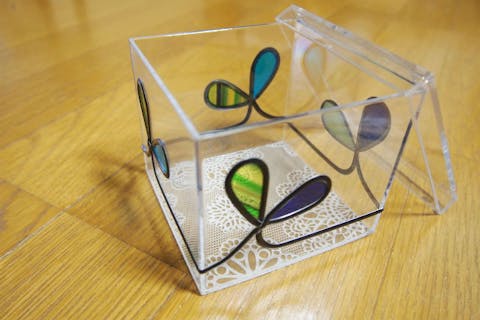 【鳥取県・鳥取市・ステンドグラス体験】気軽にプチ体験！ステンドグラスアート（1個）