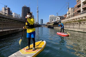 東京・江東区・SUP】経験者限定！SUPで東京の新名所スカイツリーを見に